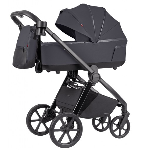 Carrello Omega Plus NEW'24  - wózek wielofunkcyjny, zestaw 2w1 z opcją 3w1 i 4w1 | Meteor Grey